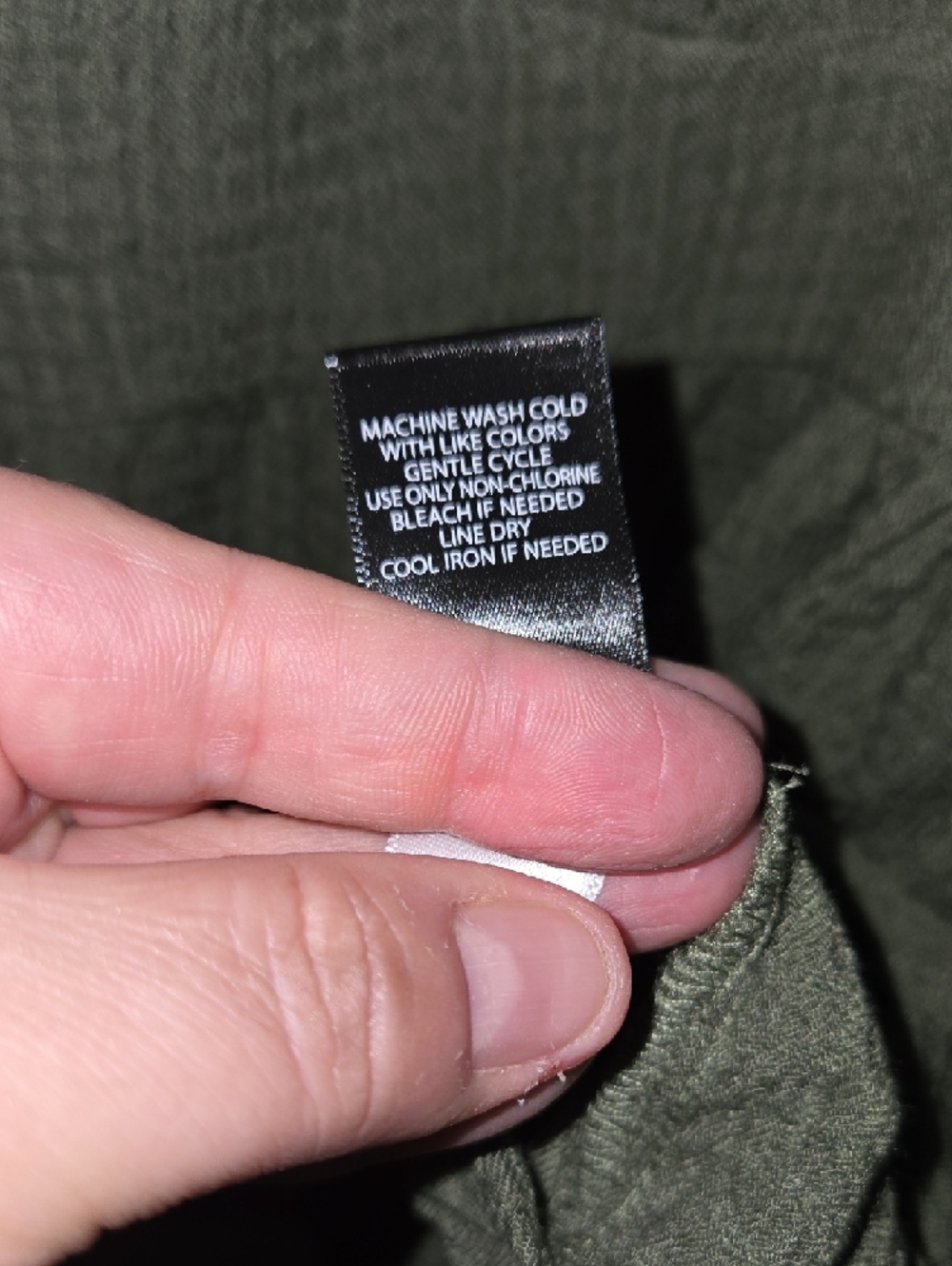 Torrid Olive Green Peplum Button Front Top - Picture 7 of 7